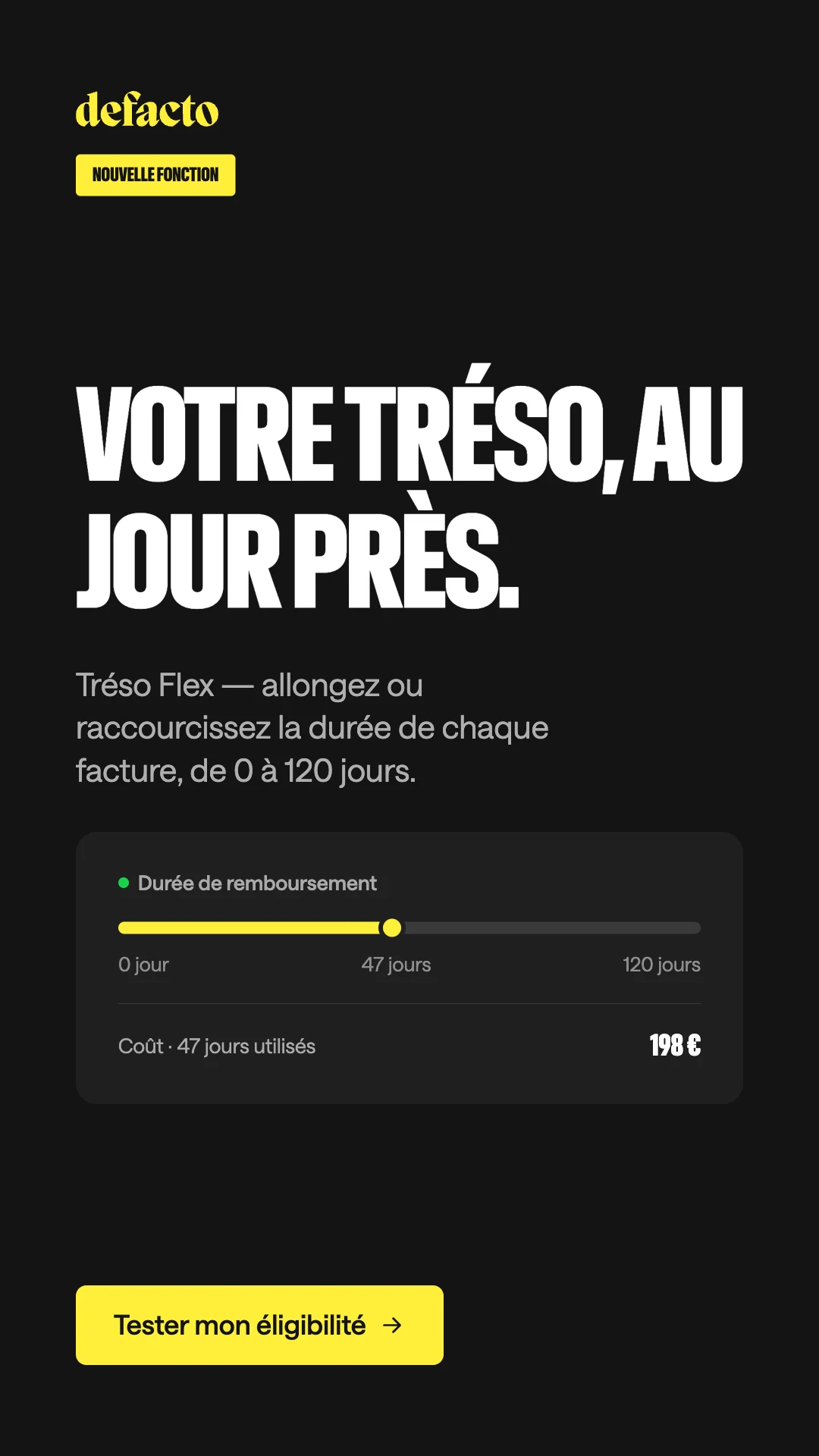 Vertical adaptation of the Defacto campaign